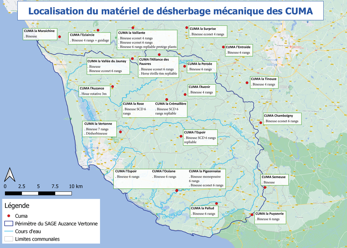 Carte CUMA