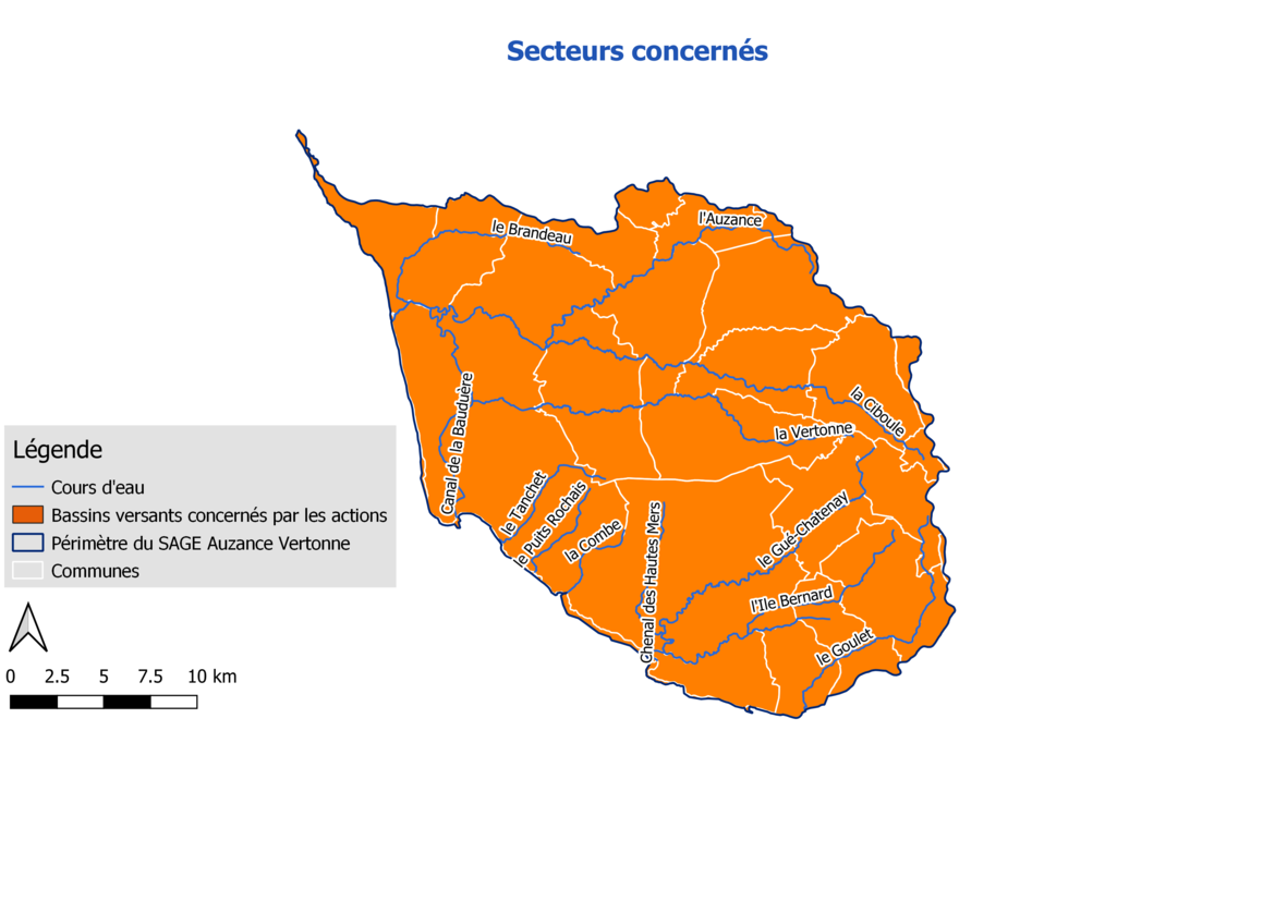 Secteurs concernés - agroforesterie
